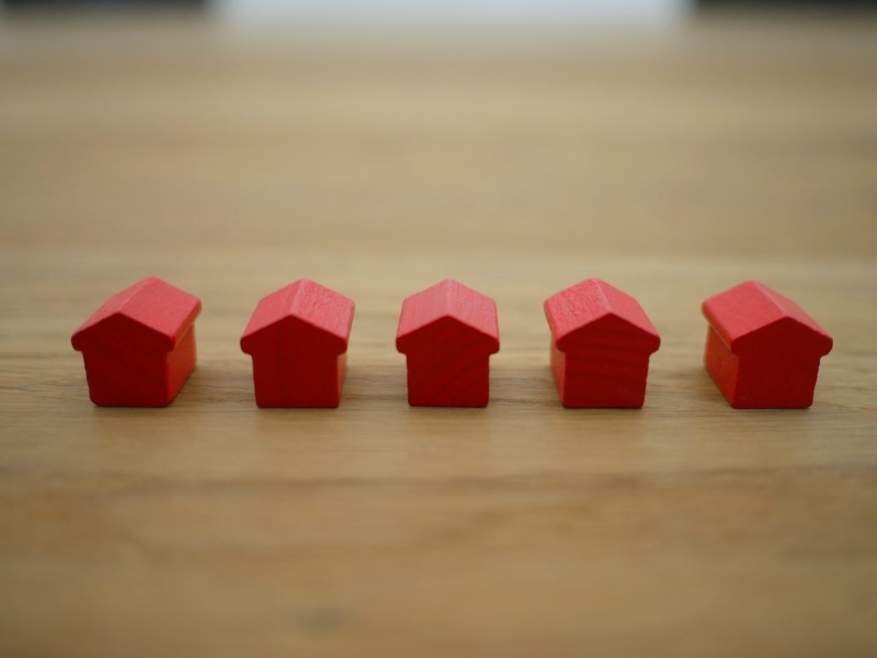Miniature houses.